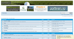 Desktop Screenshot of golfsnakk.no