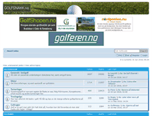 Tablet Screenshot of golfsnakk.no